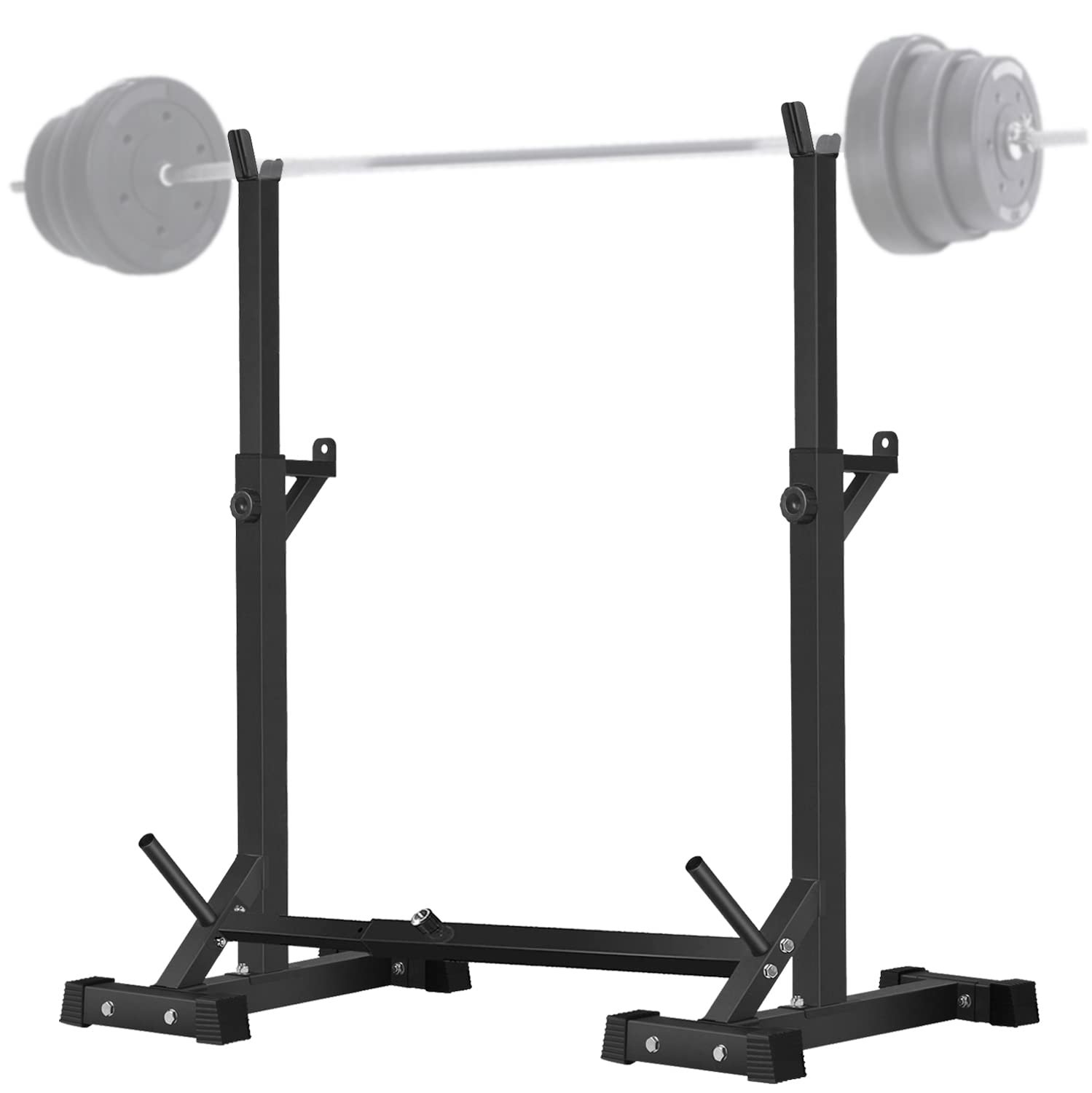 CANPA Adjustable Squat Rack Stand Multi-Function Barbell Rack Weight Lifting Gym Dumbbell Racks Home Gym Bench Press Rack Dumbbell Racks Stands 600Lbs