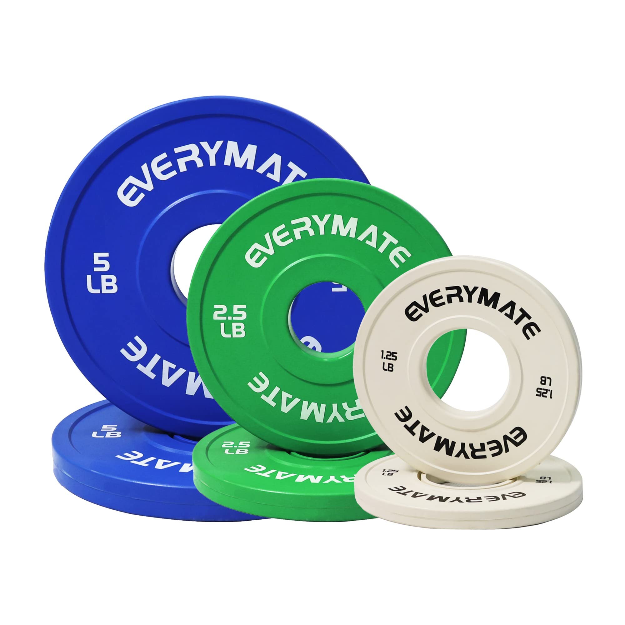 EVERYMATE Fractional Bumper Plates Set